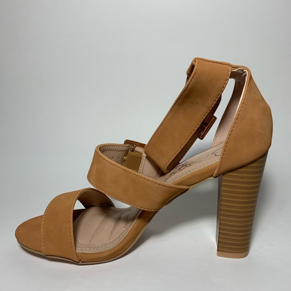 Buckle Strap Booties Heels - Picture 4 of 5